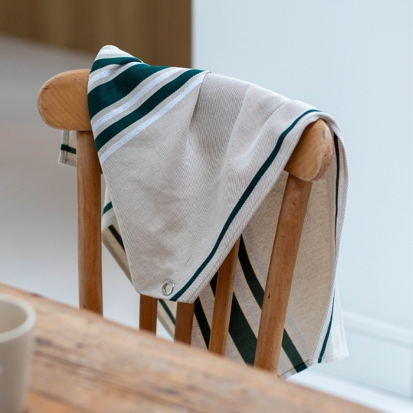 torchon corda vert bouteille artiga